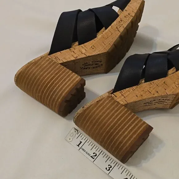 Black, Kork-Ease wedge. Size 7 - Picture 6 of 9